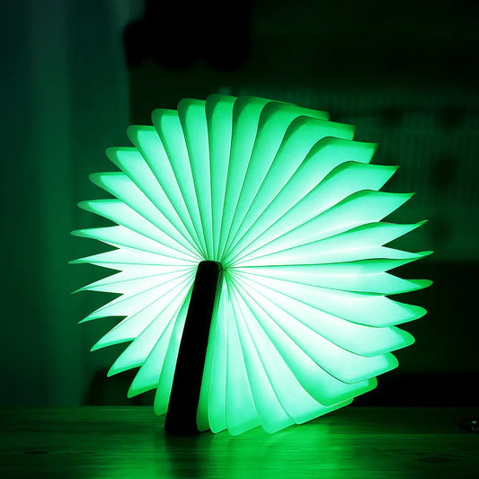 Folding LED Book Light with Colorful Rechargeable Design